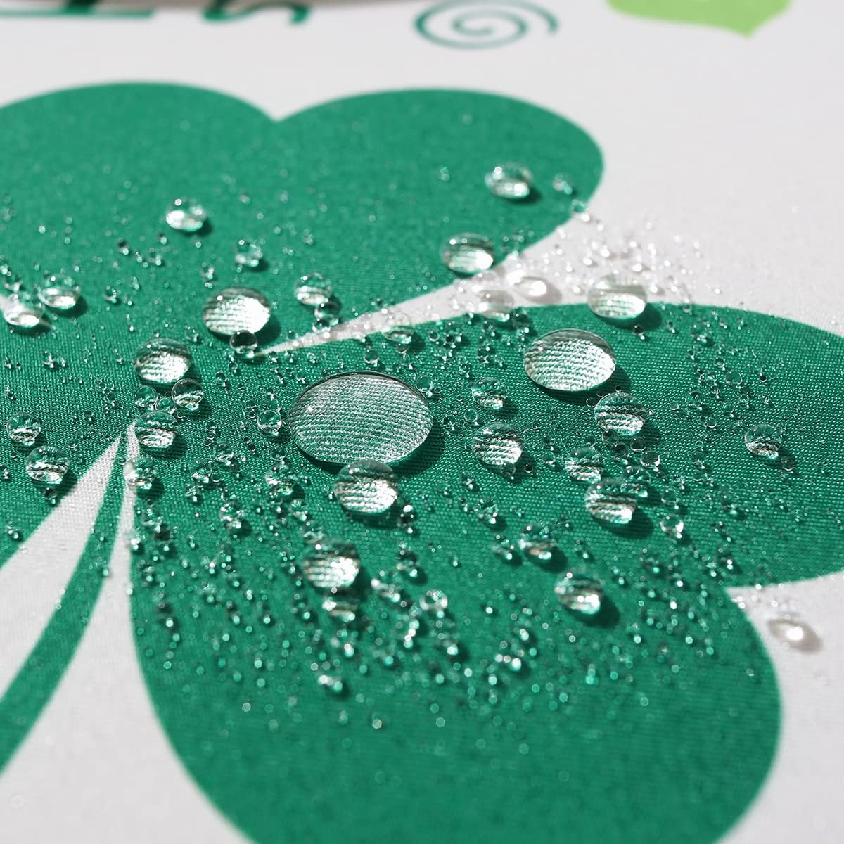 St. Patrick's Day Tablecloth for Rectangle Tables, Machine Washable Green Table Cover with Irish Lucky Shamrock Patterns for Dining Tabletop Decoration (Rectangle/Oblong, 52" x 70" (4-6 Seats))