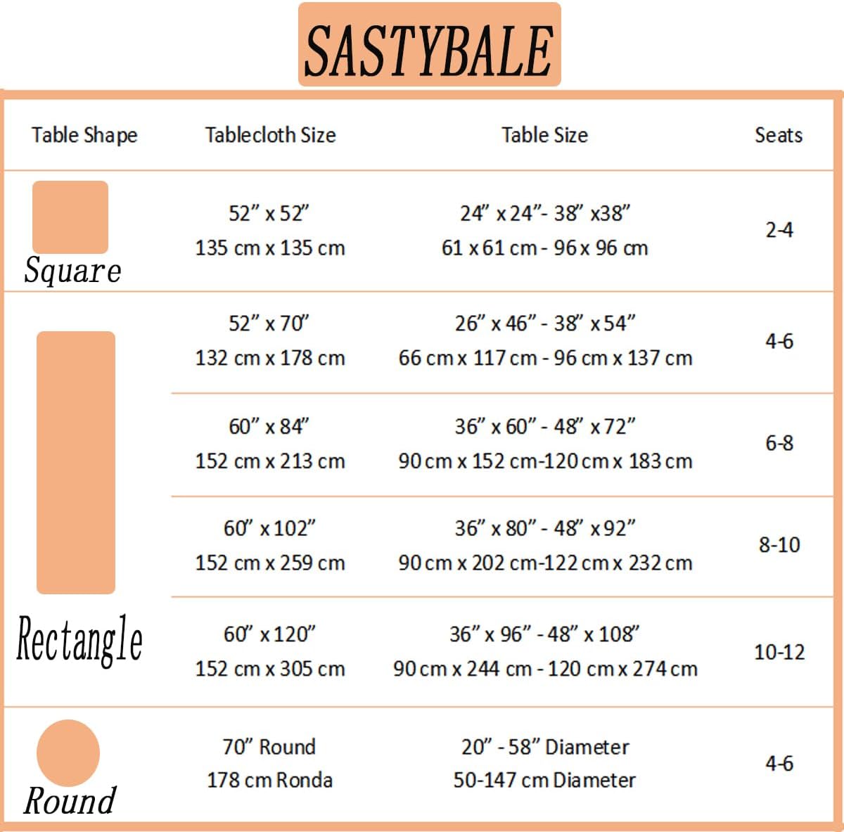 SASTYBALE Fall Tablecloth Rectangle, Autumn Pumpkin Table Cloth Spill Proof, Thanksgiving Tablecloth for Harvest, Holiday Party and Tabletop Decor (Rectangle, 52" x 70")