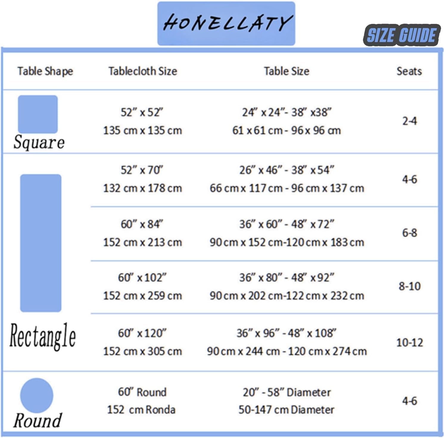 Rectangle Tablecloth with Umbrella Hole and Zipper, Spill Proof Wrinkle Free Table Cloth, Washable Polyester Patio Table Cover for Outdoor Picnic BBQS(Blue and White,52 x 70 Inch)