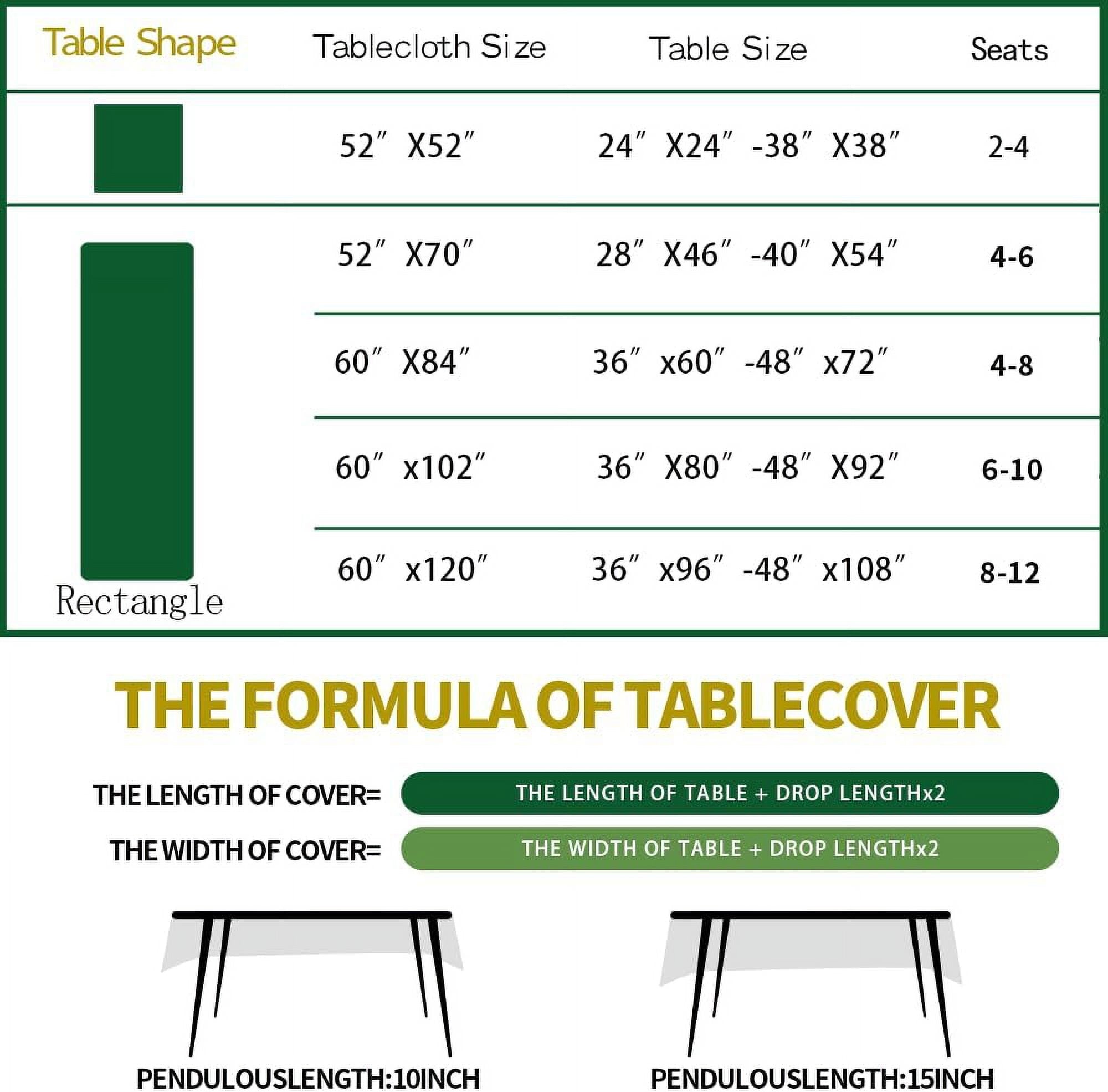 Spring Wildflower Table Cloth Rectangle Table 60x84 Inch,Washable Summer Floral Fabric Tablecloth, Waterproof Runner Style Table Cloths for Party Picnic Dinner Outdoor