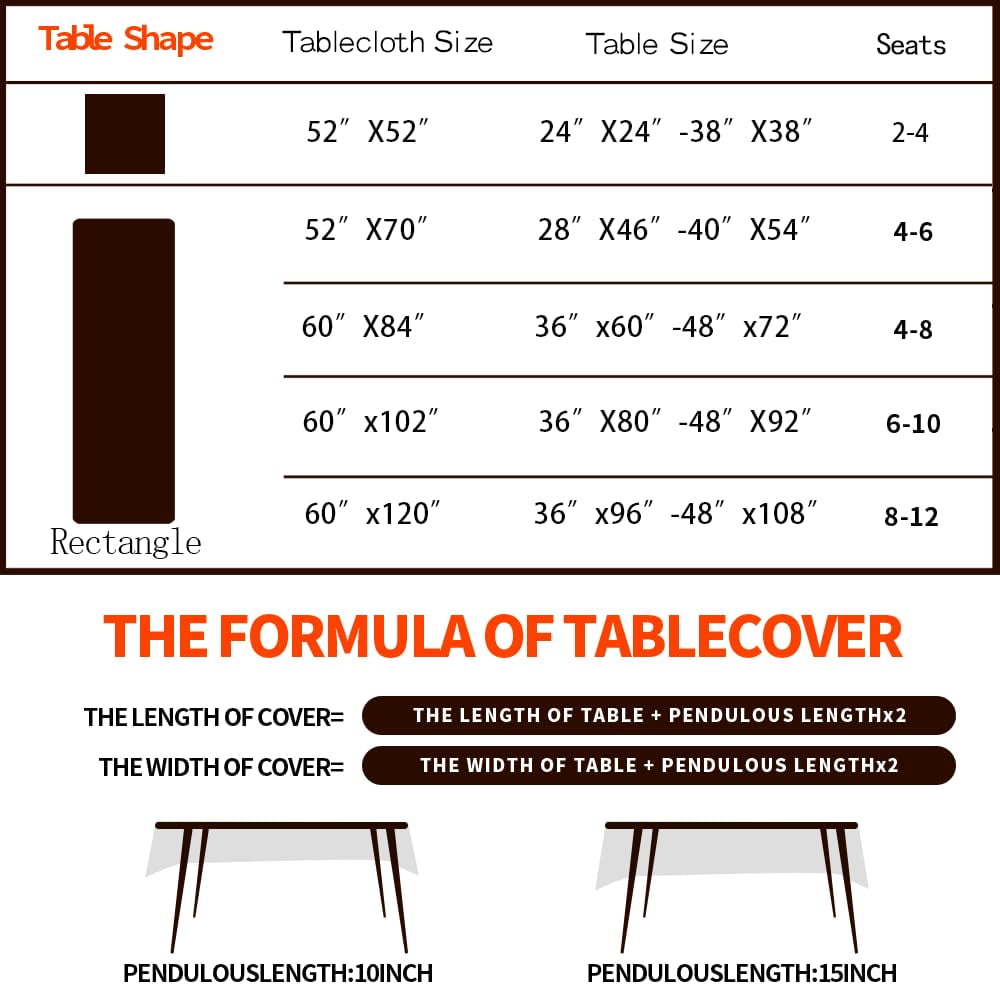 Christmas Tablecloth 60x102,Wrinkle Free,Soft,Spillproof Fall Leaves Jacquard Table Cloth for Thanksgiving Fall Holiday Harvest Dinner,Green