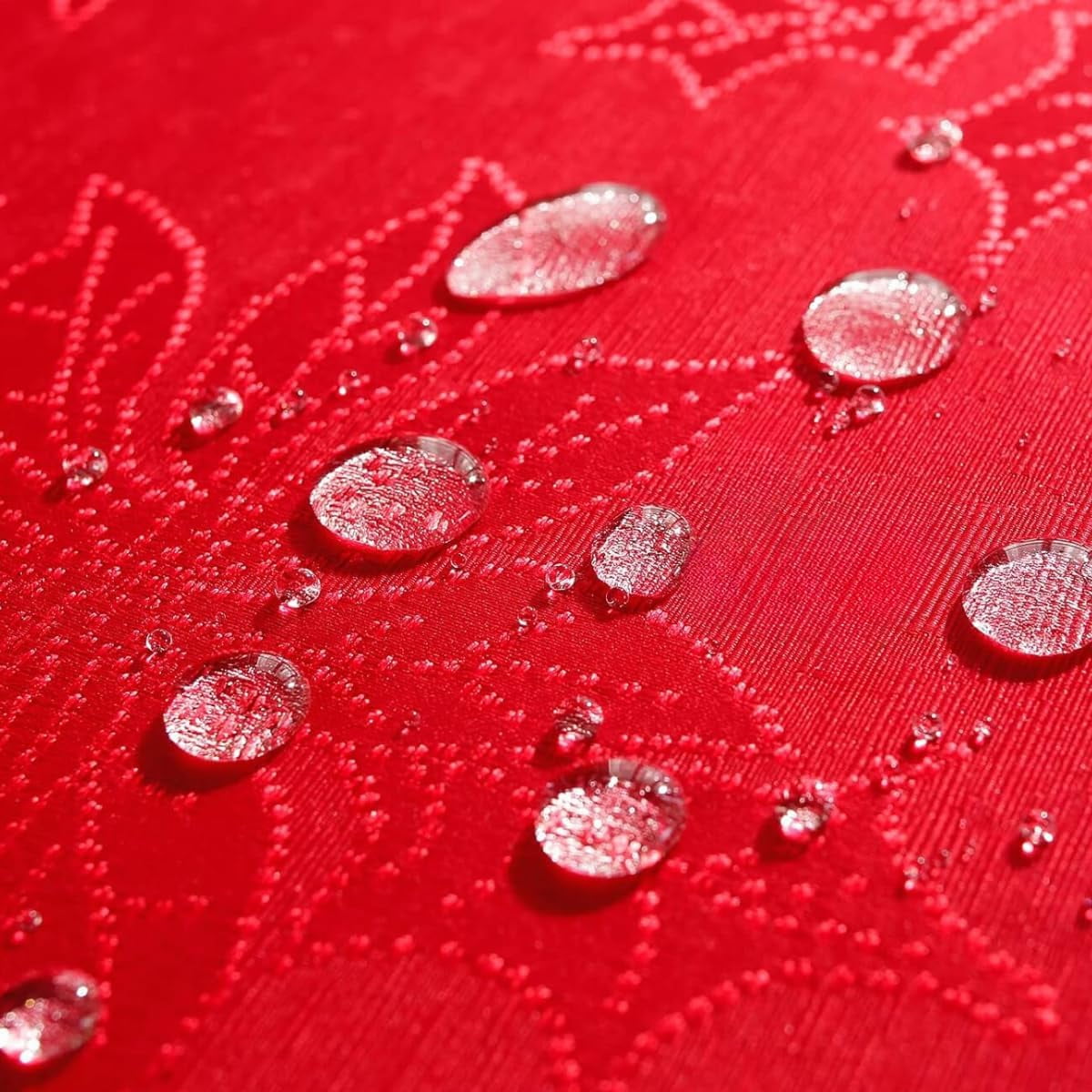 SASTYBALE Christmas Tablecloth Rectangle, Jacquard Snowflake Pattern Table Cloth for Rectangle Tables, Water Resistant Rectangular Tablecloths for Dining Room & Holiday Decoration