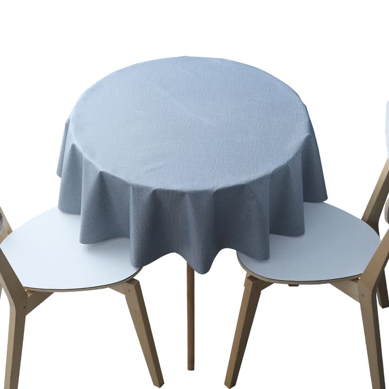 Solid color Scandinavian tablecloth water and oil resistant wash-free