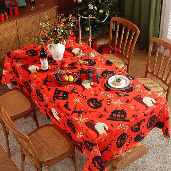 Rectangle Tablecloth for Halloween