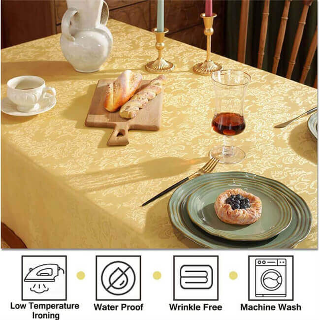Gold Rectangle Table Cover - SASTYBALE