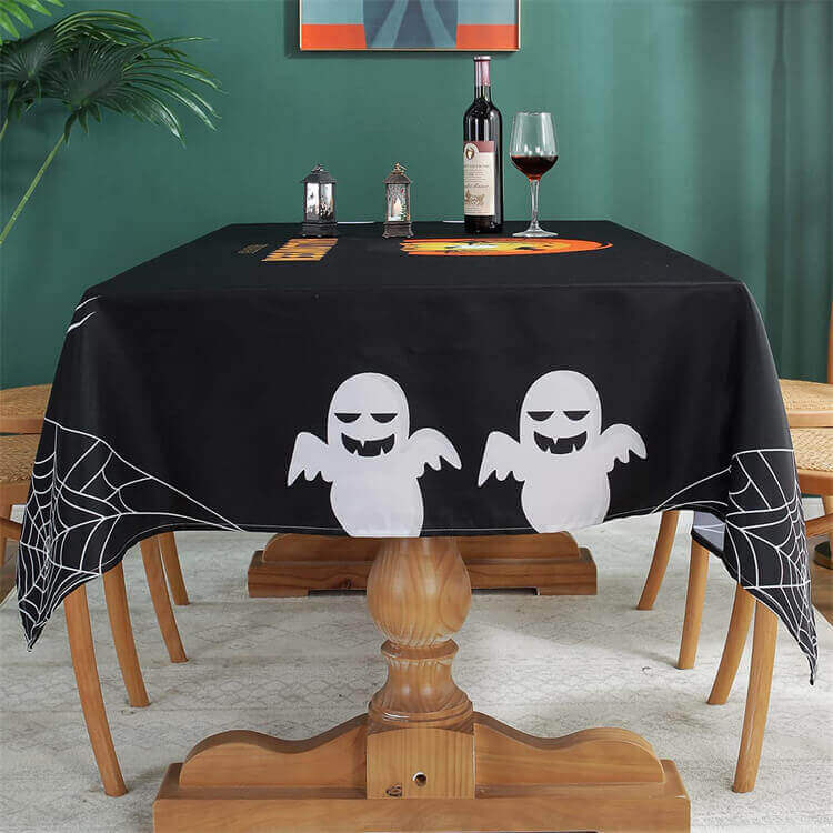 SASTYBALE Halloween Ghost Rectangle Tablecloth