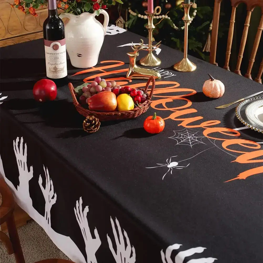 SASTYBALE_Black_Rectangle_Tablecloth_for_Halloween