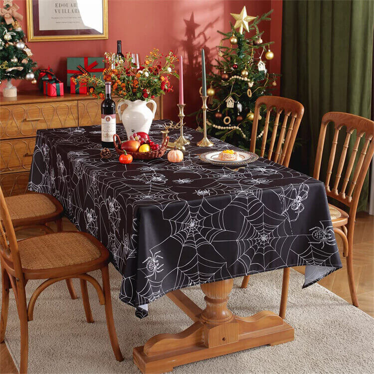 SASTYBALE Spider Web Tablecloth