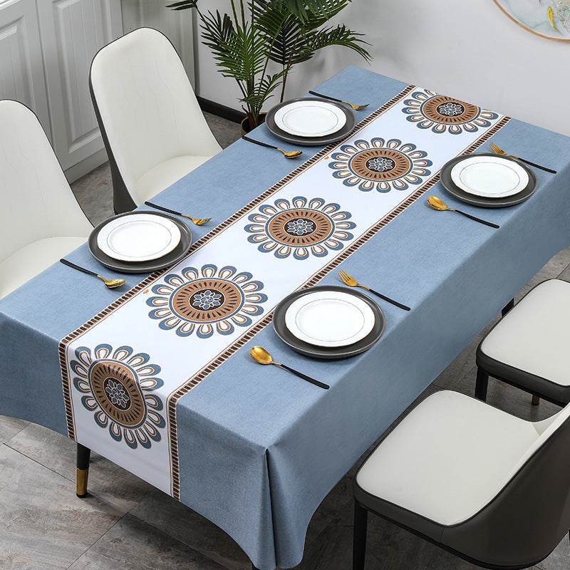 Sunflower Polyester Rectangle Tablecloth