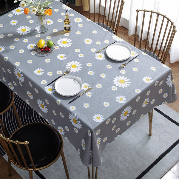 Little Daisy Polyester Rectangle Tablecloth