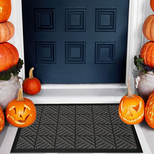 Halloween Door Mat Outdoor for Front Door,29"X17" Non-Slip Heavy Duty Entryway Rug
