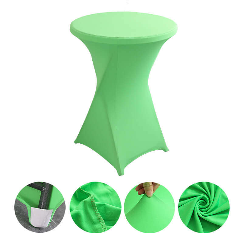 Apple Green Cocktail Spandex Table Cover