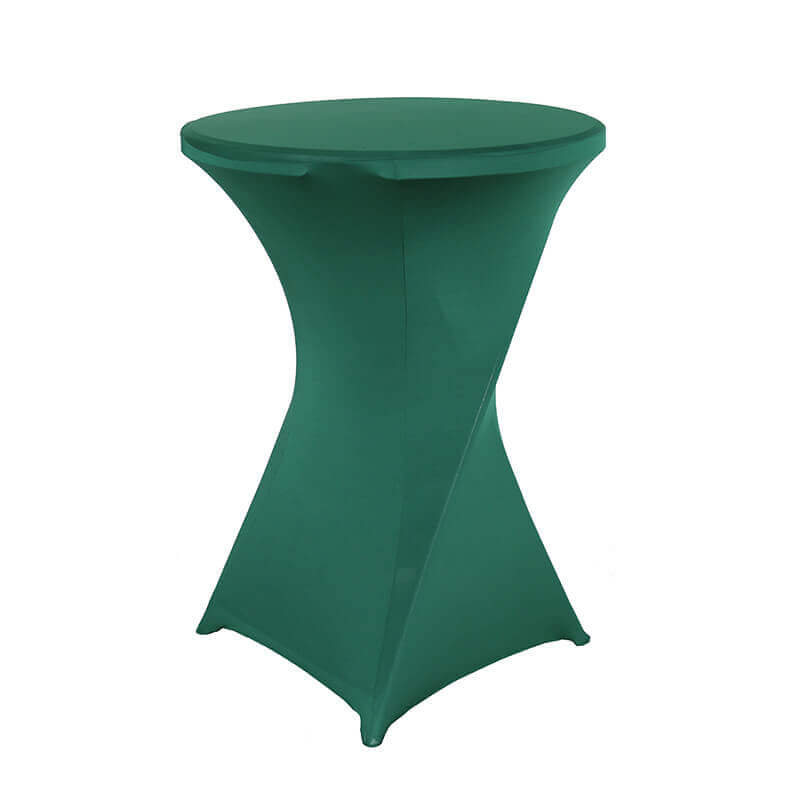 Emerald Green Cocktail Spandex Table Cover