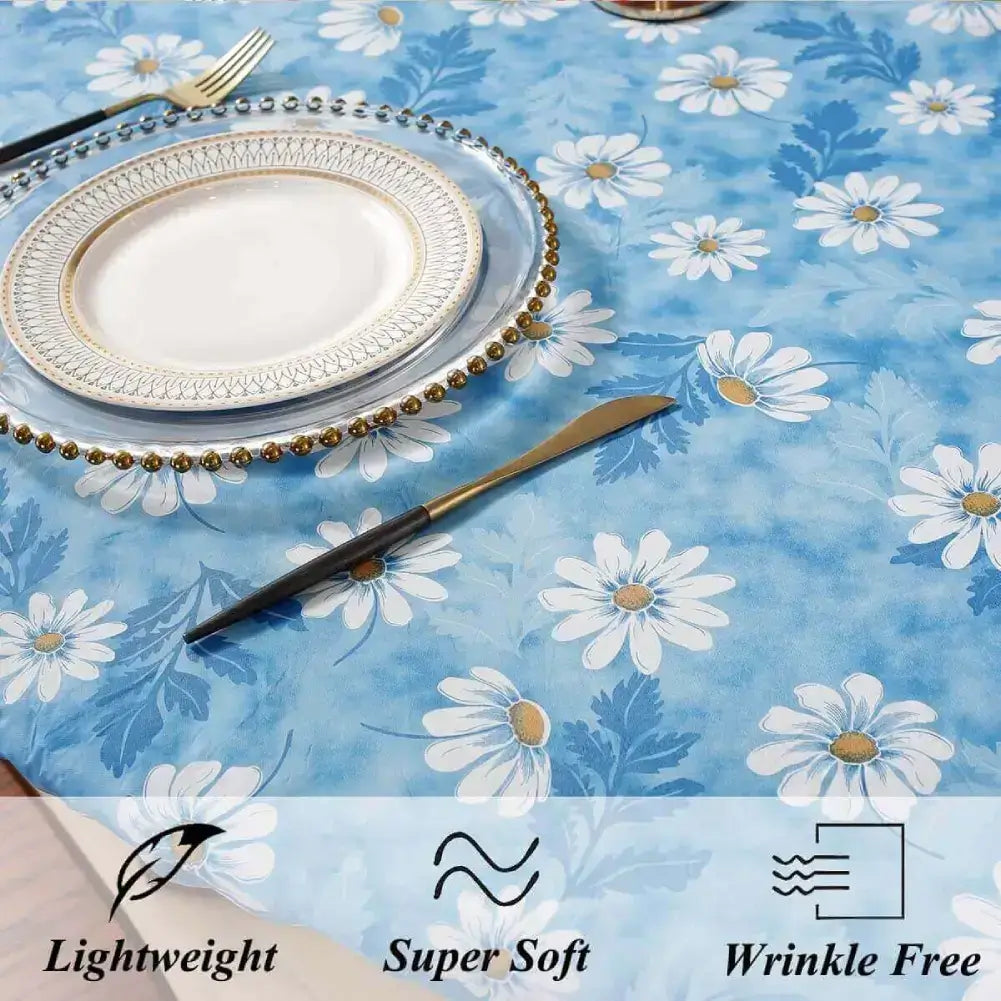 Sastybale_Daisy_Round_Fitted_Tablecloth