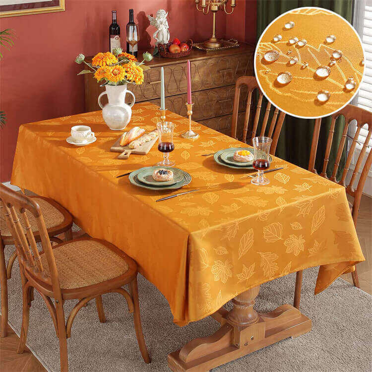 Sastybale Thanksgiving Tablecloth - Amber