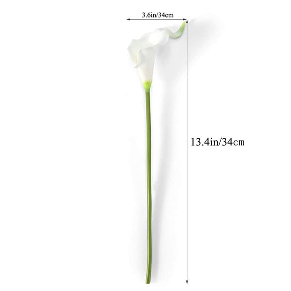 22pcs 13.4 Inch Real Touch Artificial Calla Lily Flowers, for Home Decor for Spring Flowers, Home Kitchen, Wedding Decorations, and centerpieces.