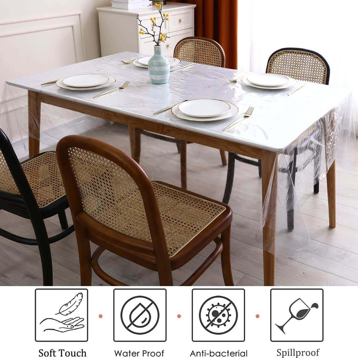 Clear Plastic Table Cover