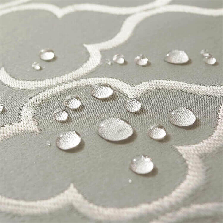sastybale grey jacquard tablecloth water proof