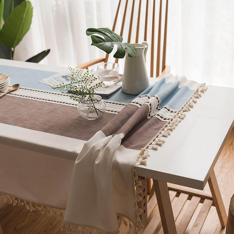 sastybale linen tablecloths for rectangle tables 60x120 washable